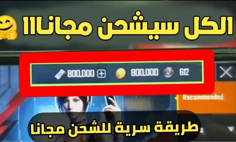 شحن شدات ببجى