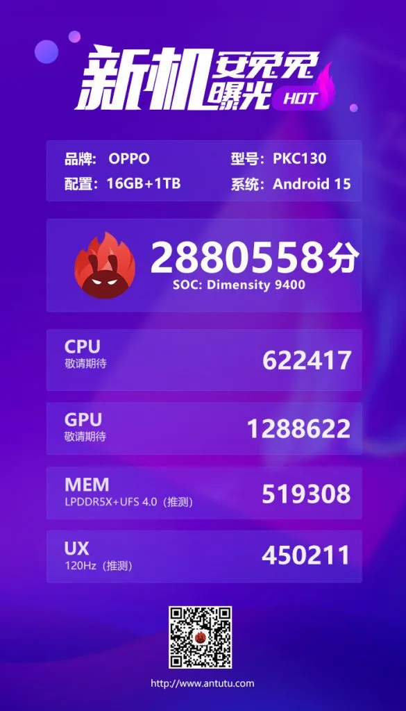 OPPO Find X8 AnTuTu benchmark leak 585x1024 1 AnTuTu