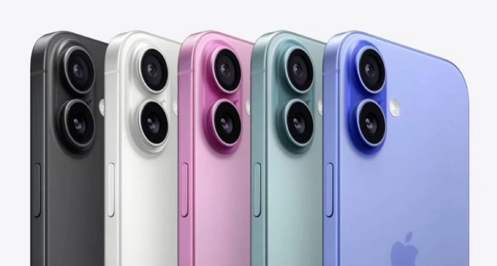 مقارنة بين iPhone 16 وiPhone 14