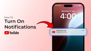 ايقاف اشعارات يوتيوب