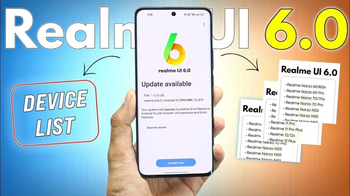 تحديث Realme UI 6.0