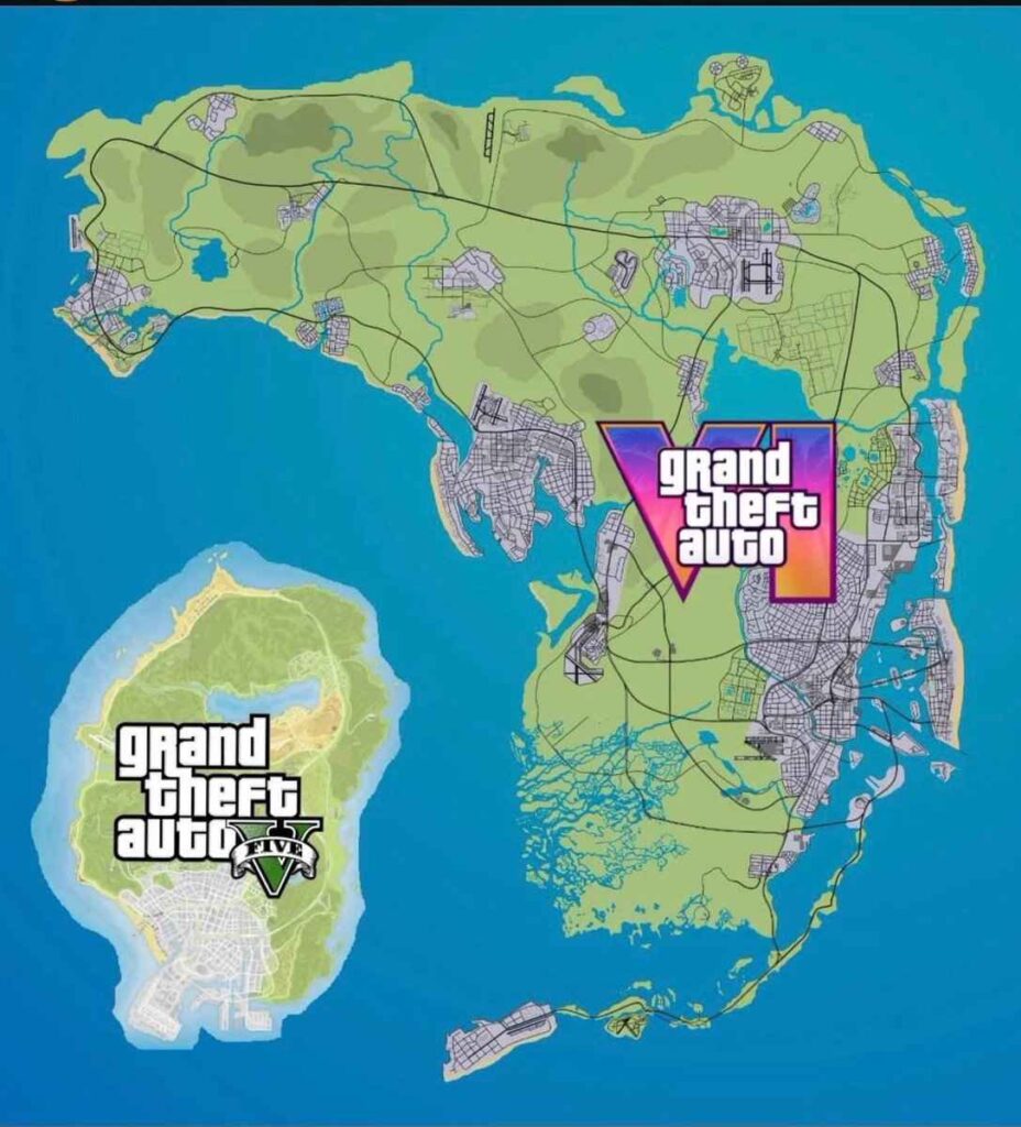 خريطة GTA 6 الضخمة