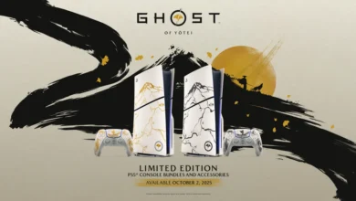 PS5 بإصدار محدود مستوحى من الفن الياباني Ghost of Yōtei