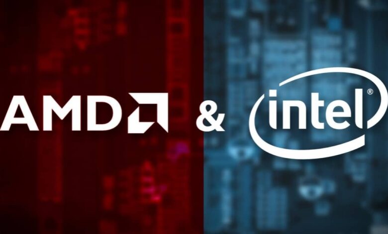 صعود AMD مقابل تراجع Intel