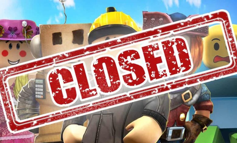 إغلاق Roblox في 2025