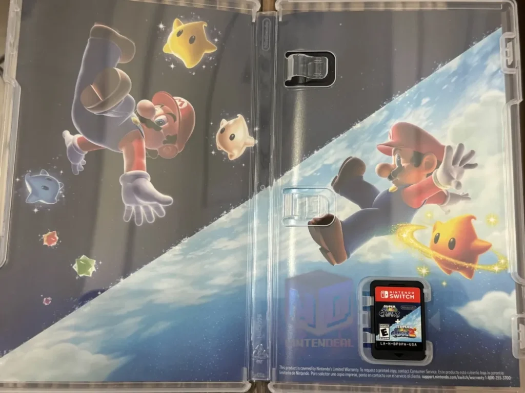 super mario galaxy boxart render Nintendo